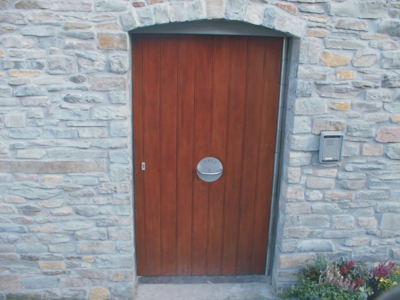 Porte blindée